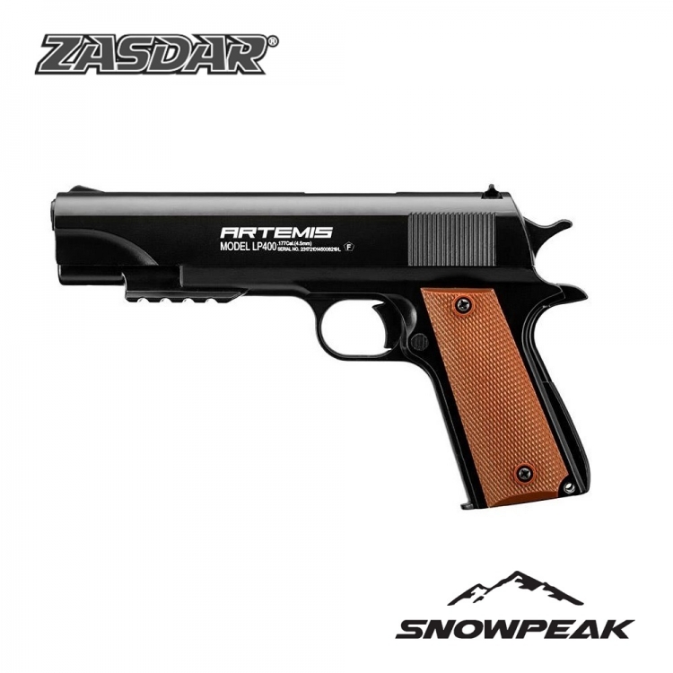 Pistola Bombeo Snowpeak - Zasdar LP400 cal. 4,5 mm.