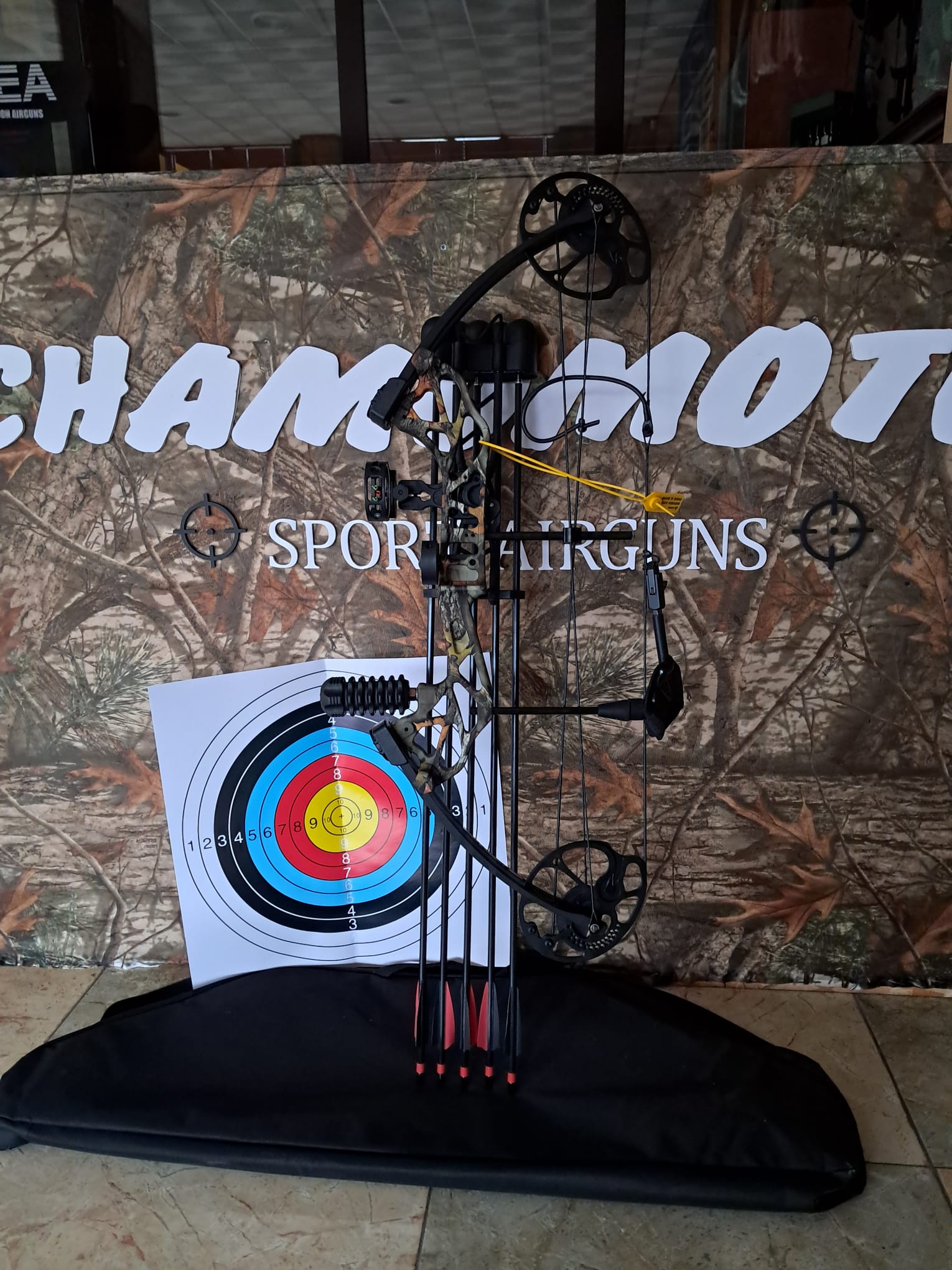 Arco de poleas camuflaje 19 a 70lbs