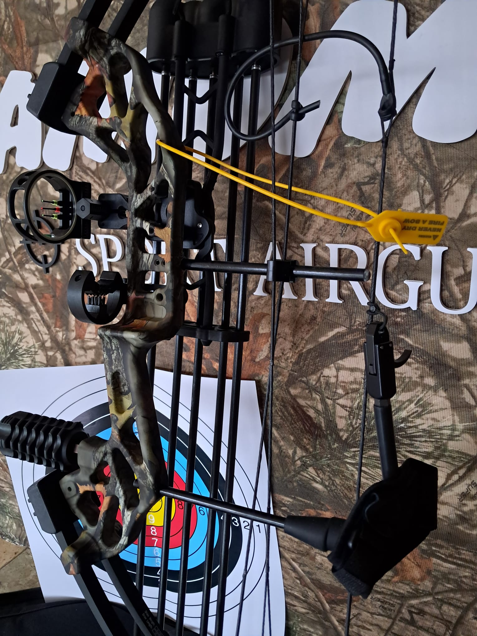 Arco de poleas camuflaje 19 a 70lbs