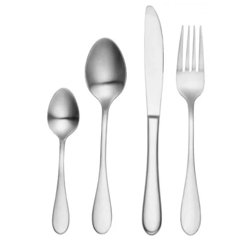 Silver cutlery (Fork, Knife, and Spoon)