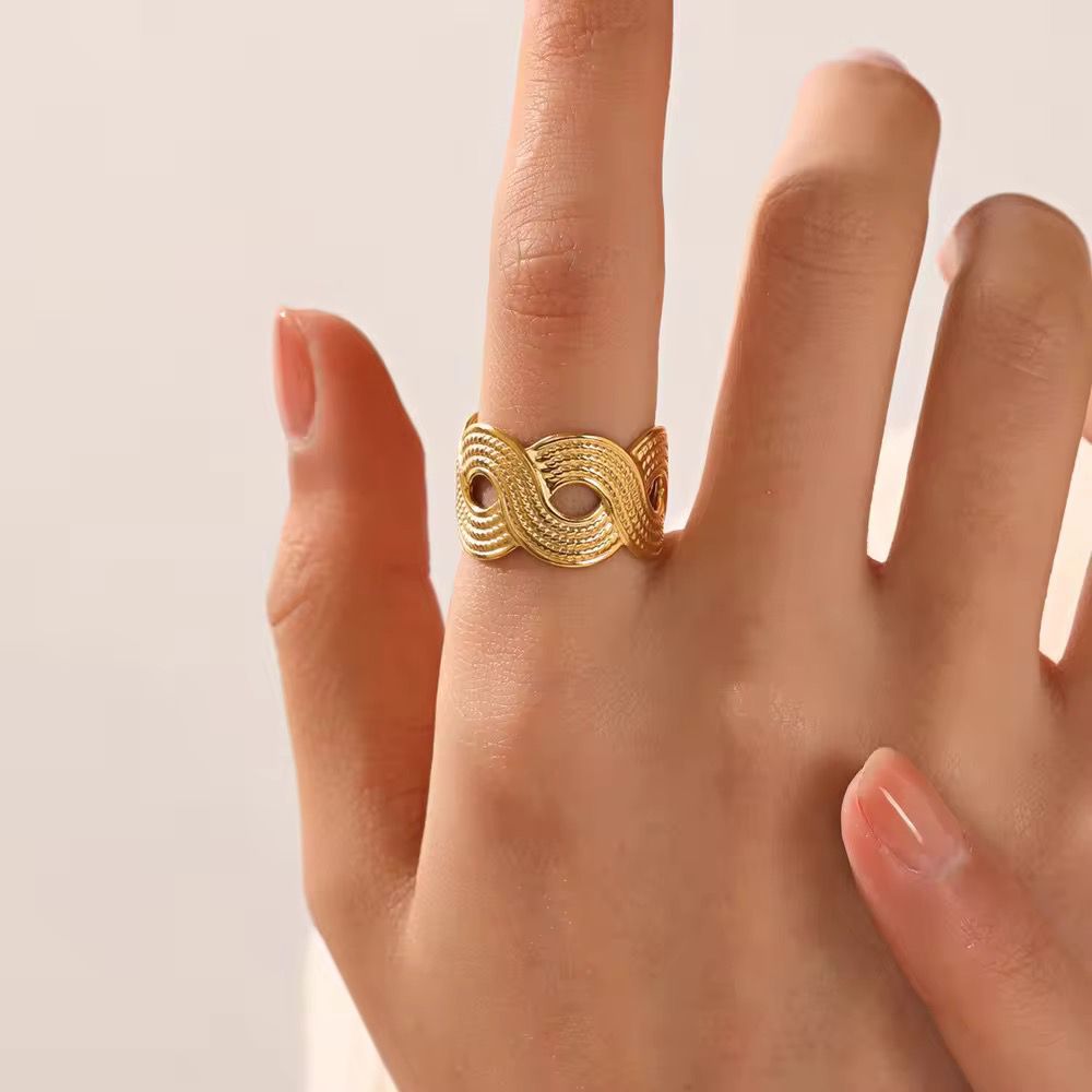 Elegant Stainless Steel Ring