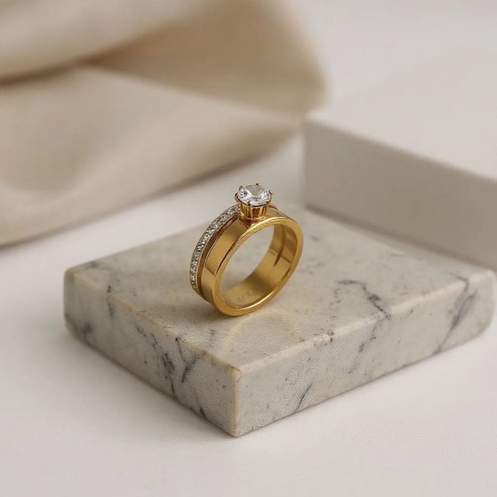 Stainless Steel Cartier Ring