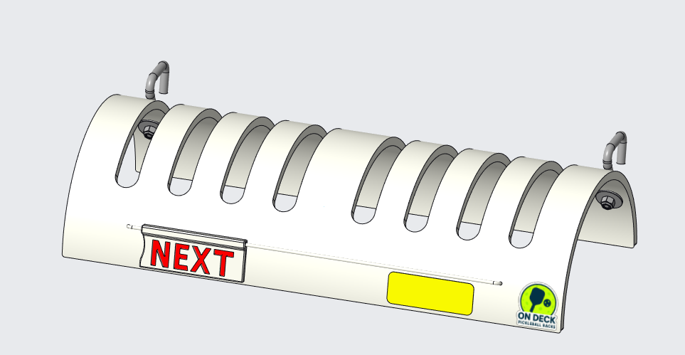 8 Paddle Rack with Slider