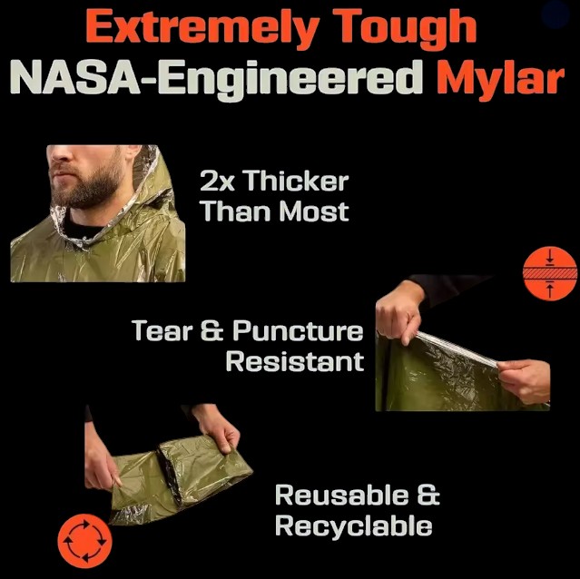 Ultra-Durable Mylar Blanket – 2x Thicker, Tear-Resistant, Survival & Outdoor Gear