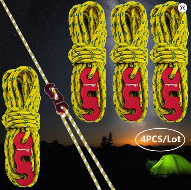 Reflective Tent Rope Set