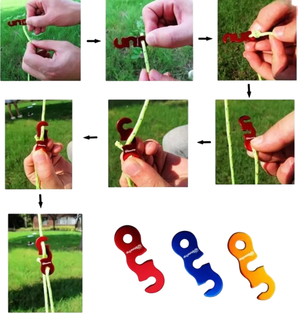 Reflective Tent Rope Set