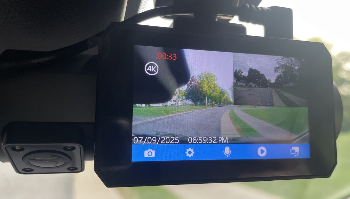 Caméra embarquée 3 canaux D1000