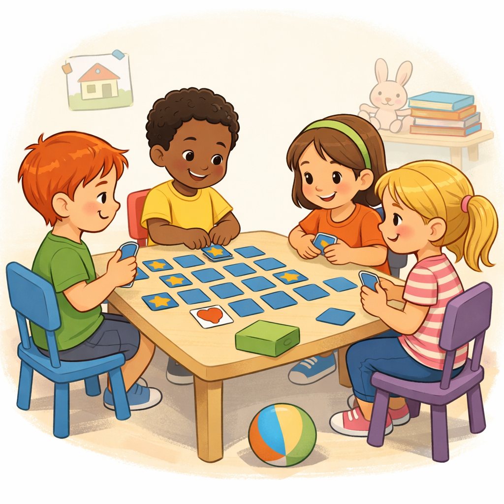 Gioco educativo in gruppo, 8-10 anni, lingua inglese