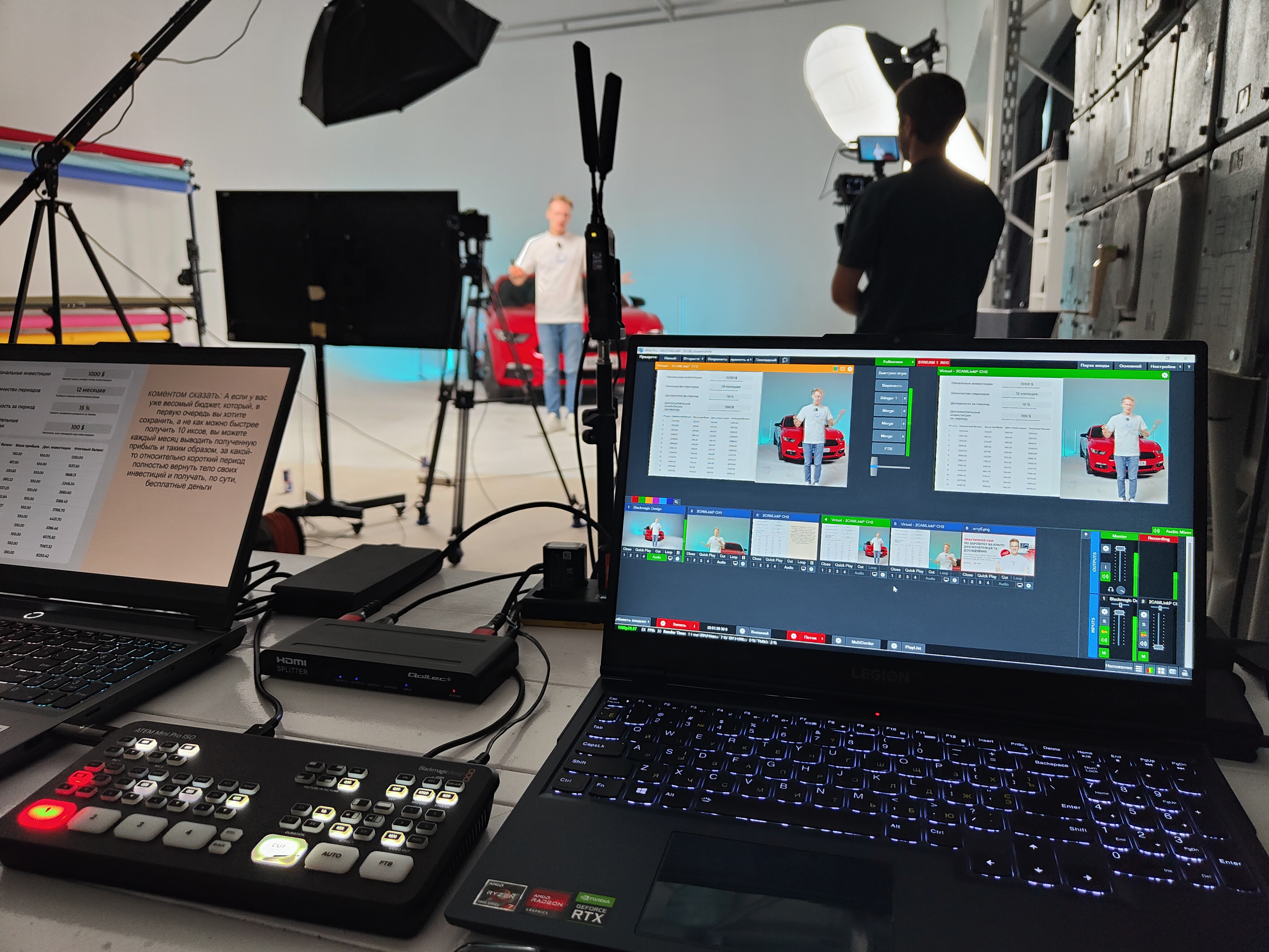 Professional Video Production Setup