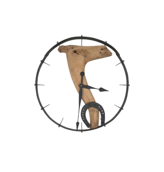 Sieninis laikrodis iš durpyno medienos