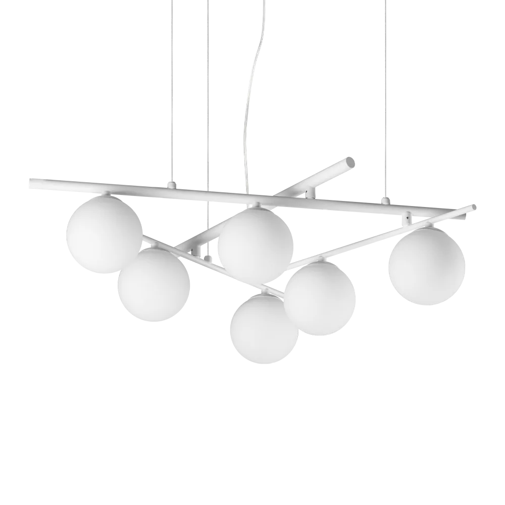 Ideal Lux Atlas SP6 - Lampadario Industriale Chic