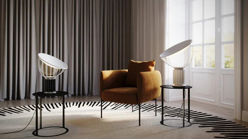 Flos Taccia Lamp PMMA