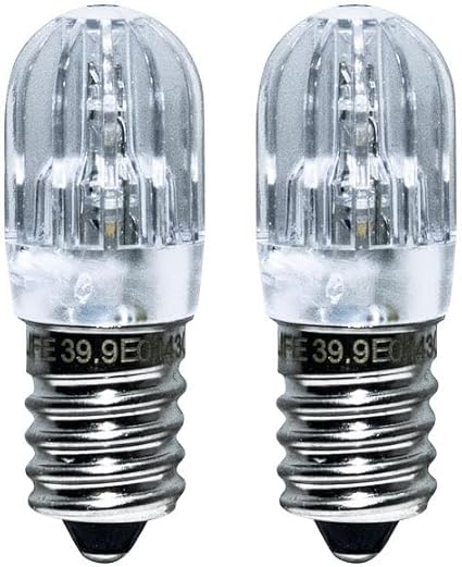 LIFE 2-5-10-20 PEZZI 39.9E0143C LAMPADA VOTIVA LED CANDELA MINI, E14, 0.5W, 40LM, 360°, 2700K, 10-24V, 47 * 16mm