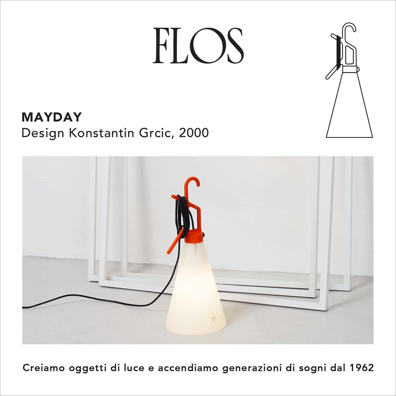 Flos Mayday Arancio