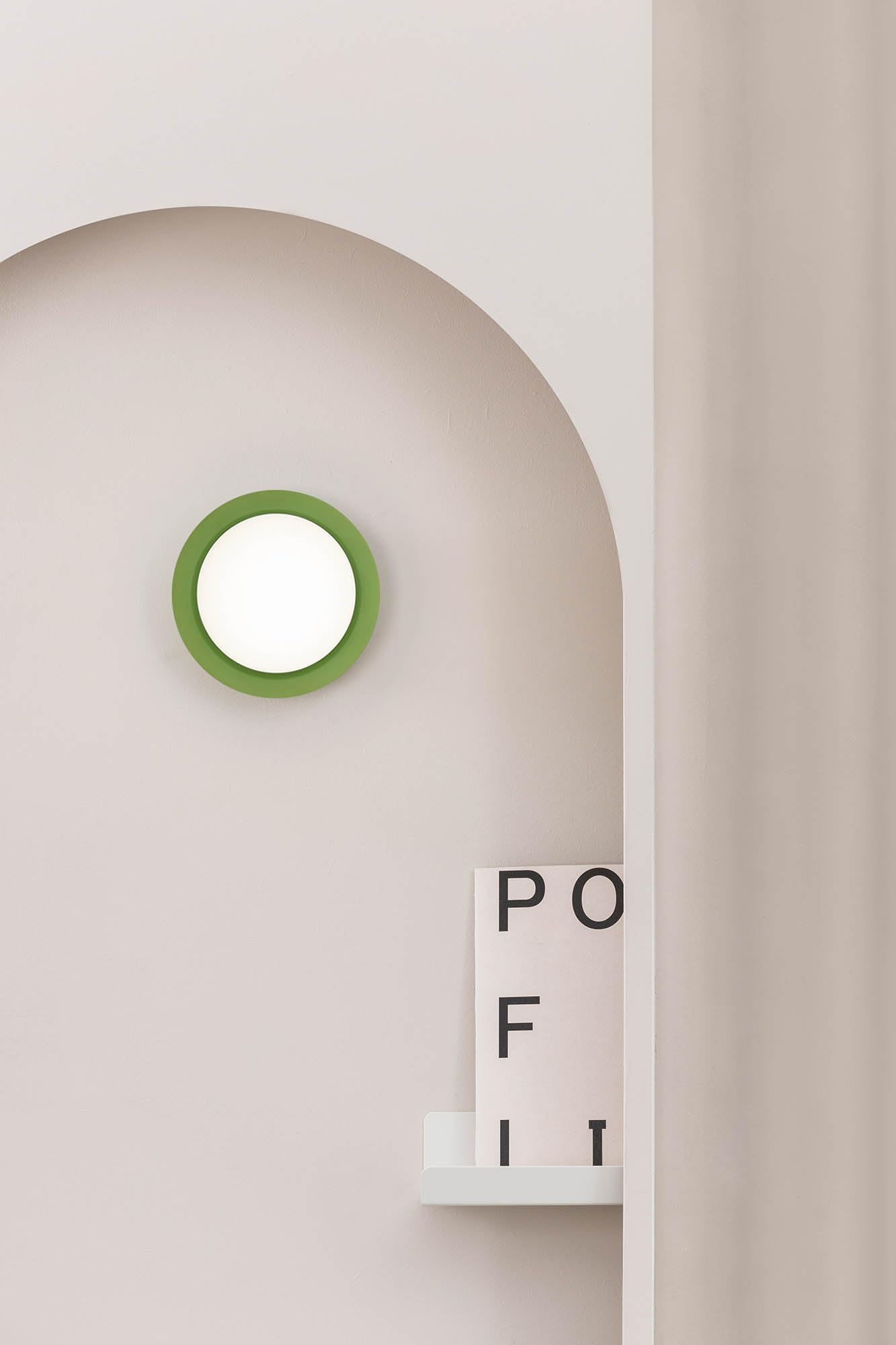 MAY Lampada da parete/plafoniera verde