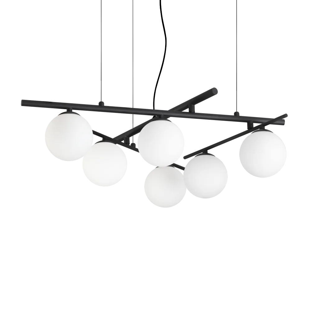 Ideal Lux Atlas SP6 - Lampadario Industriale Chic