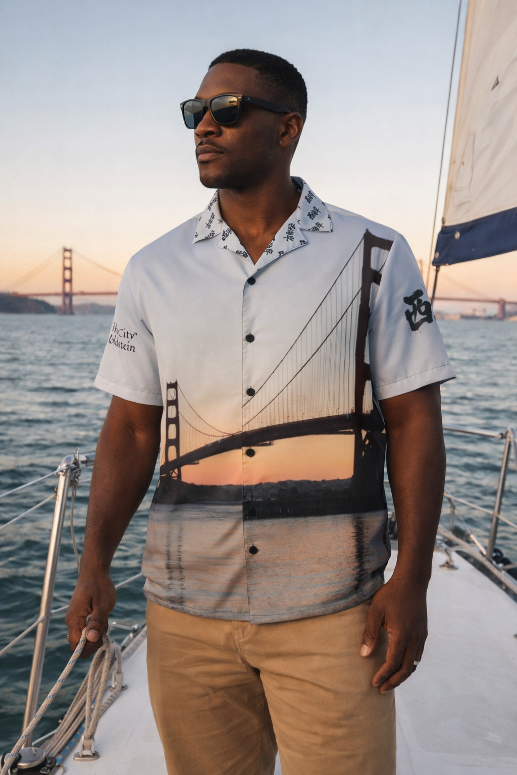 Golden Gate Twilight Button Shirt