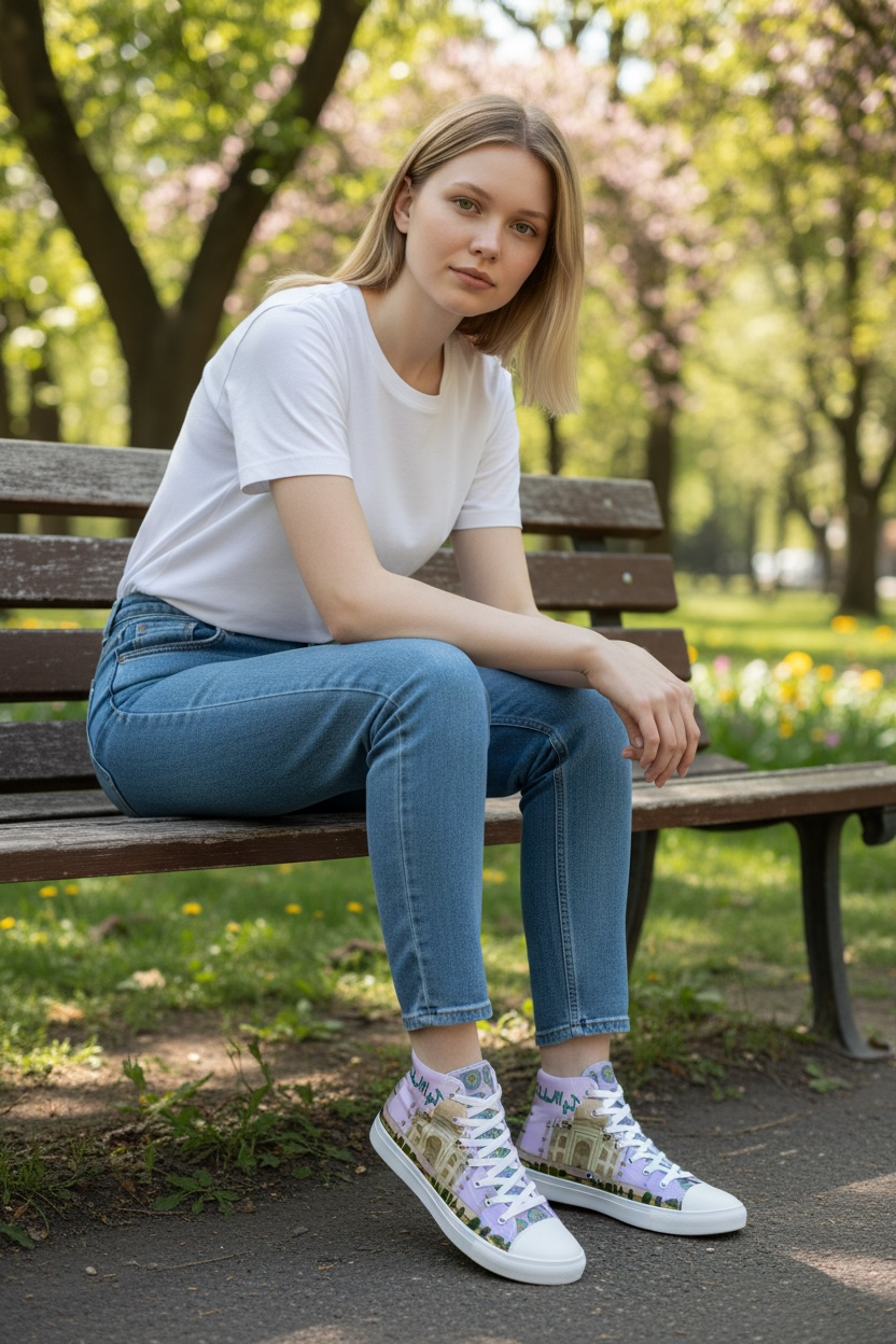 Taj Mahal High Tops – Women's