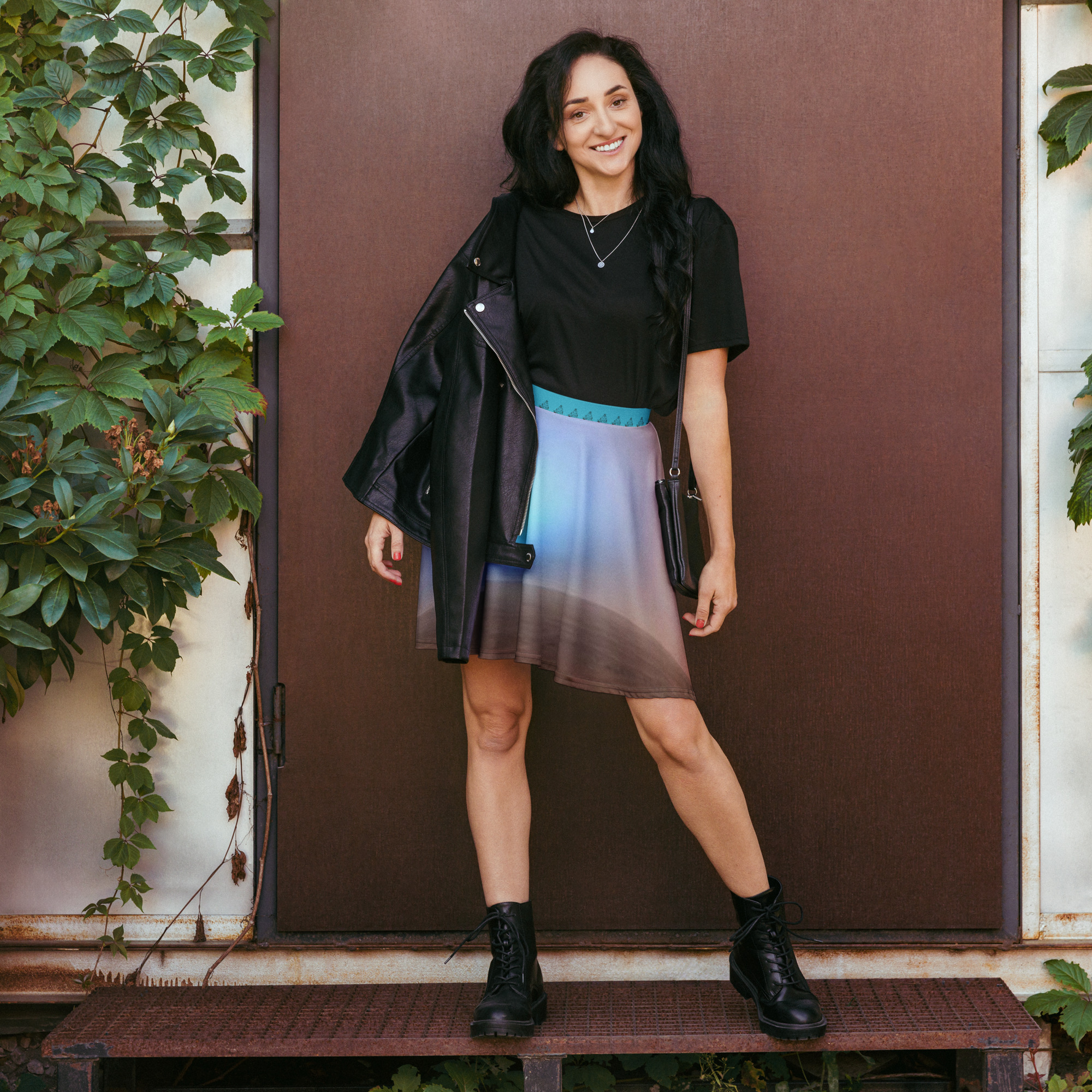 Mars Sunset Skater Skirt