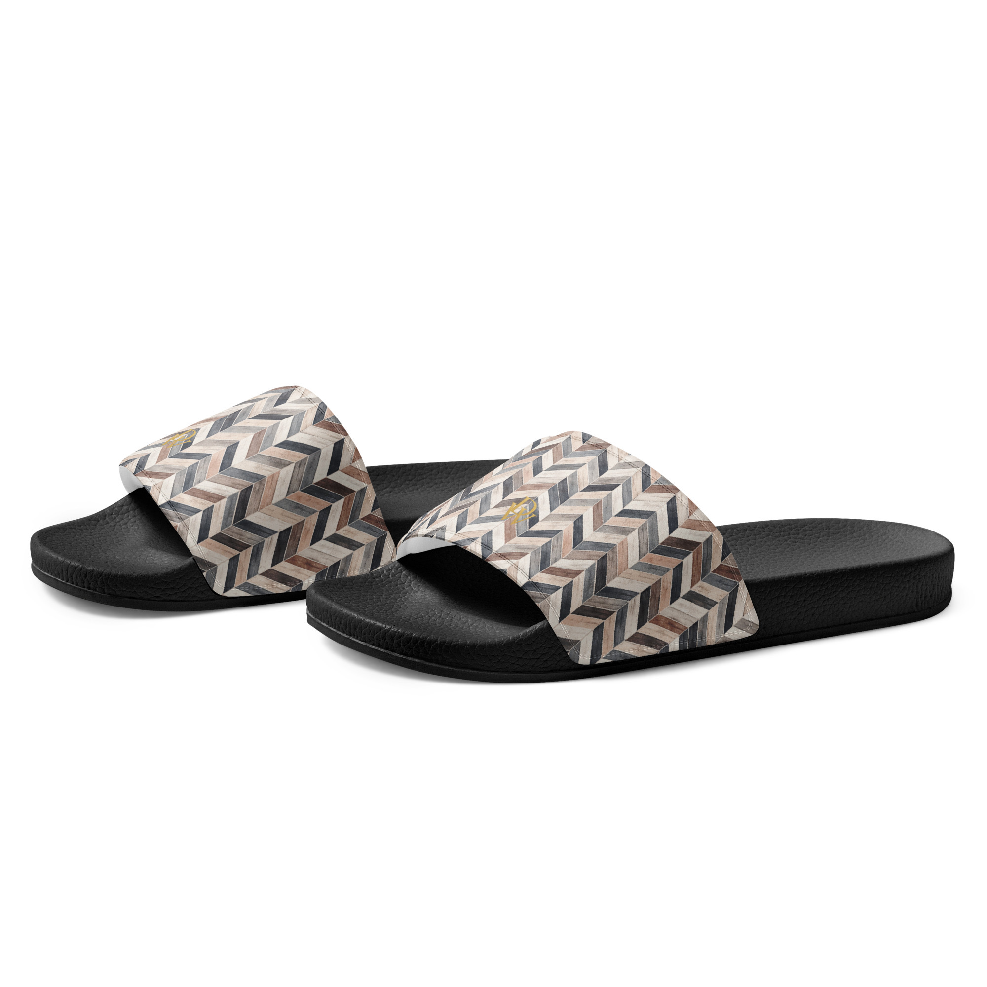 Chevron Timber Men’s Slides