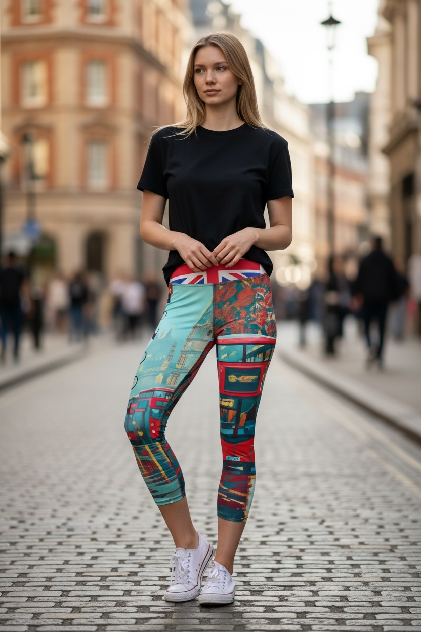 London Streets Capri Leggings