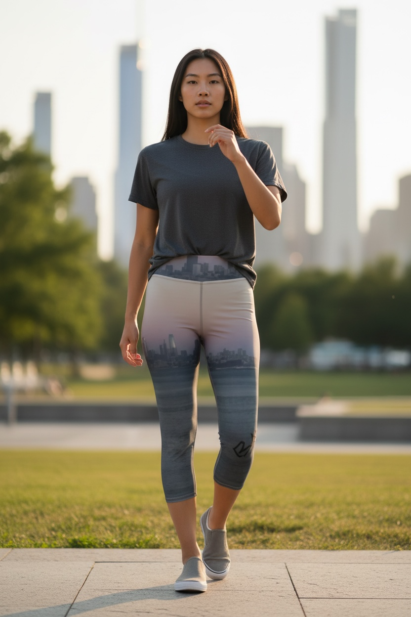 San Francisco Twilight Capri Leggings