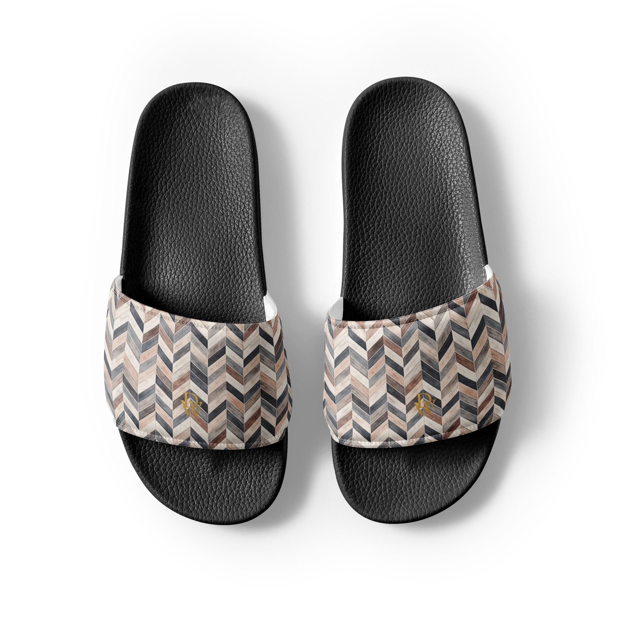 Chevron Timber Men’s Slides