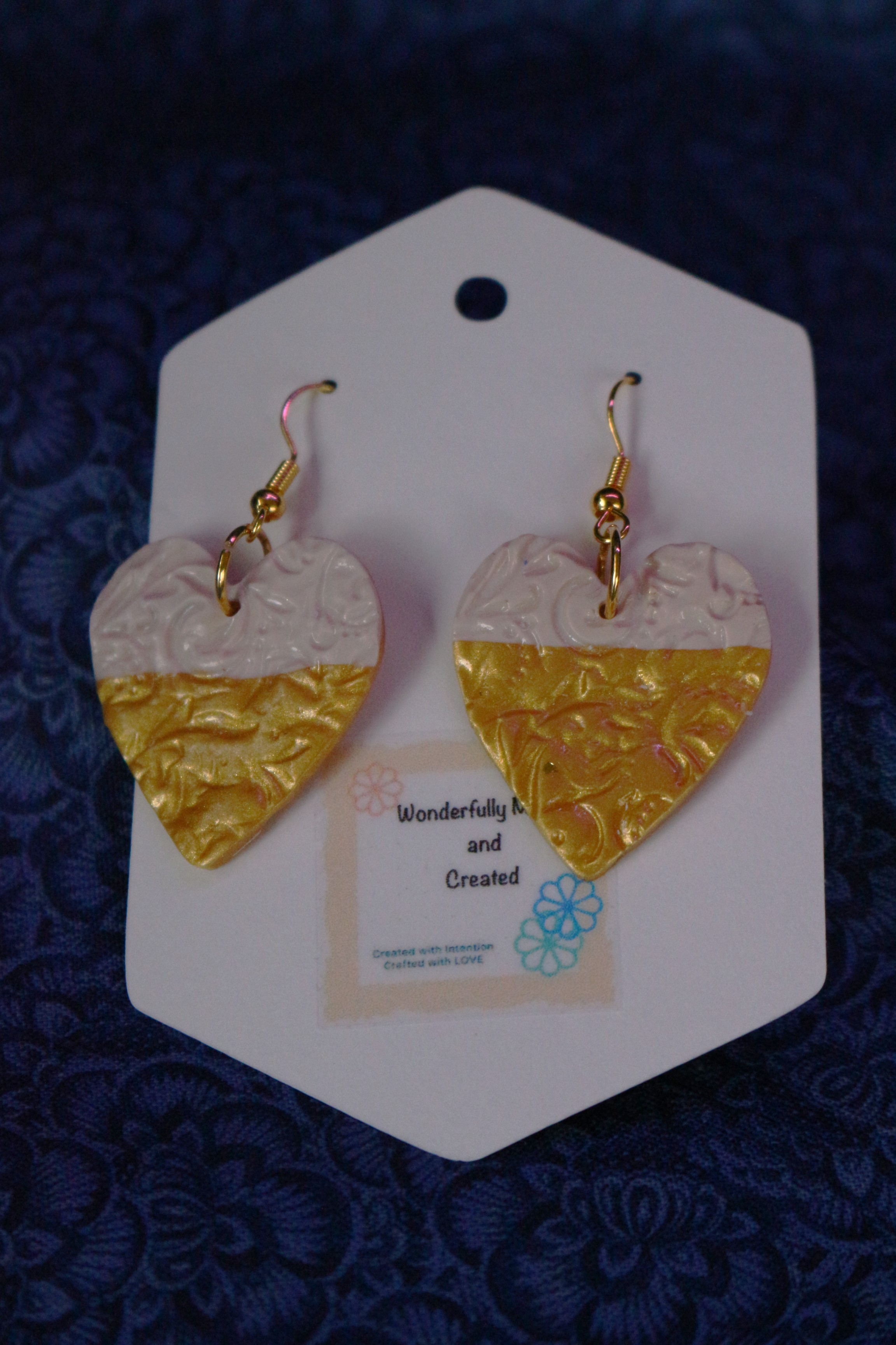 Handcrafted Heart Earrings