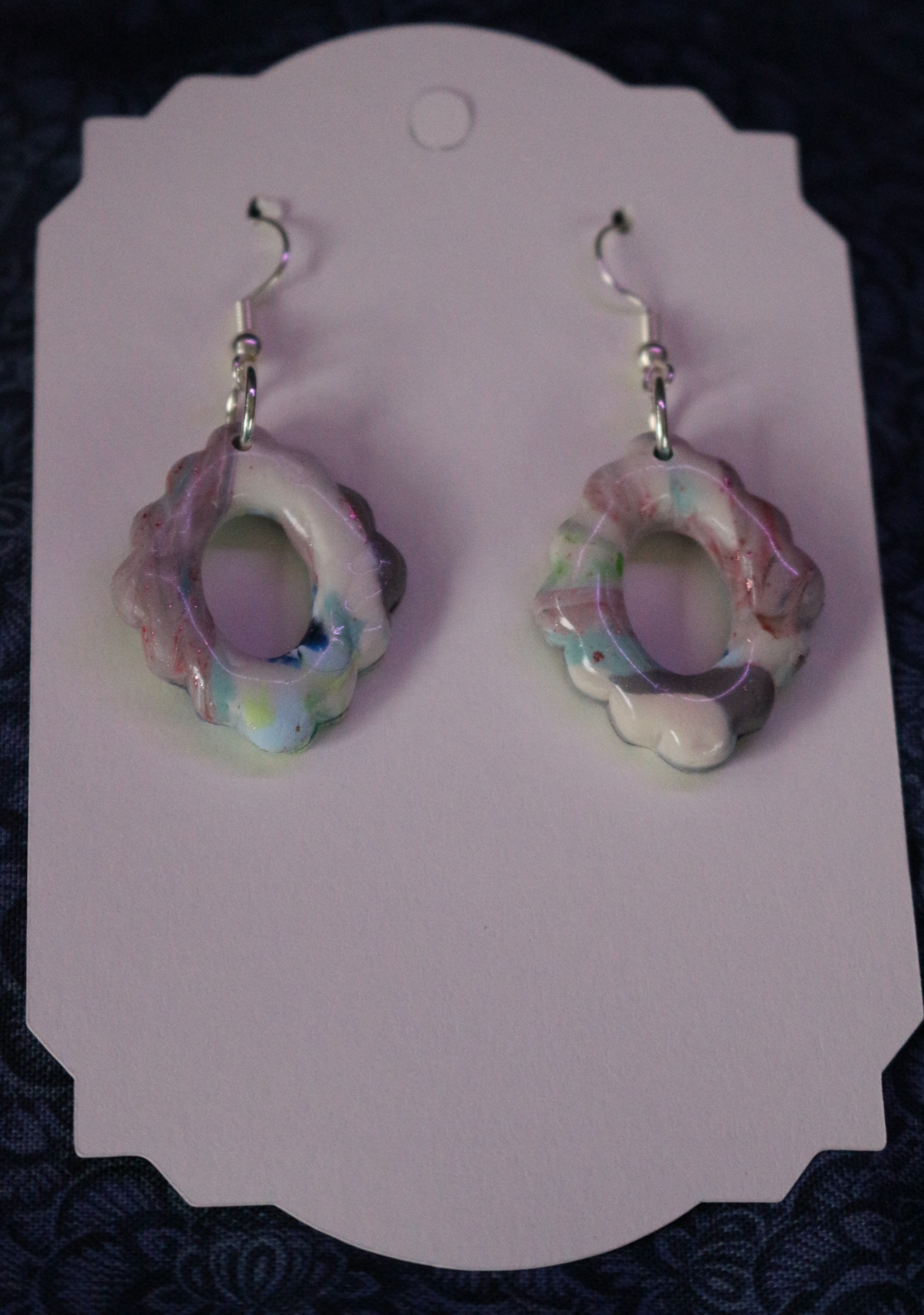 Handmade Pastel Swirl Earrings