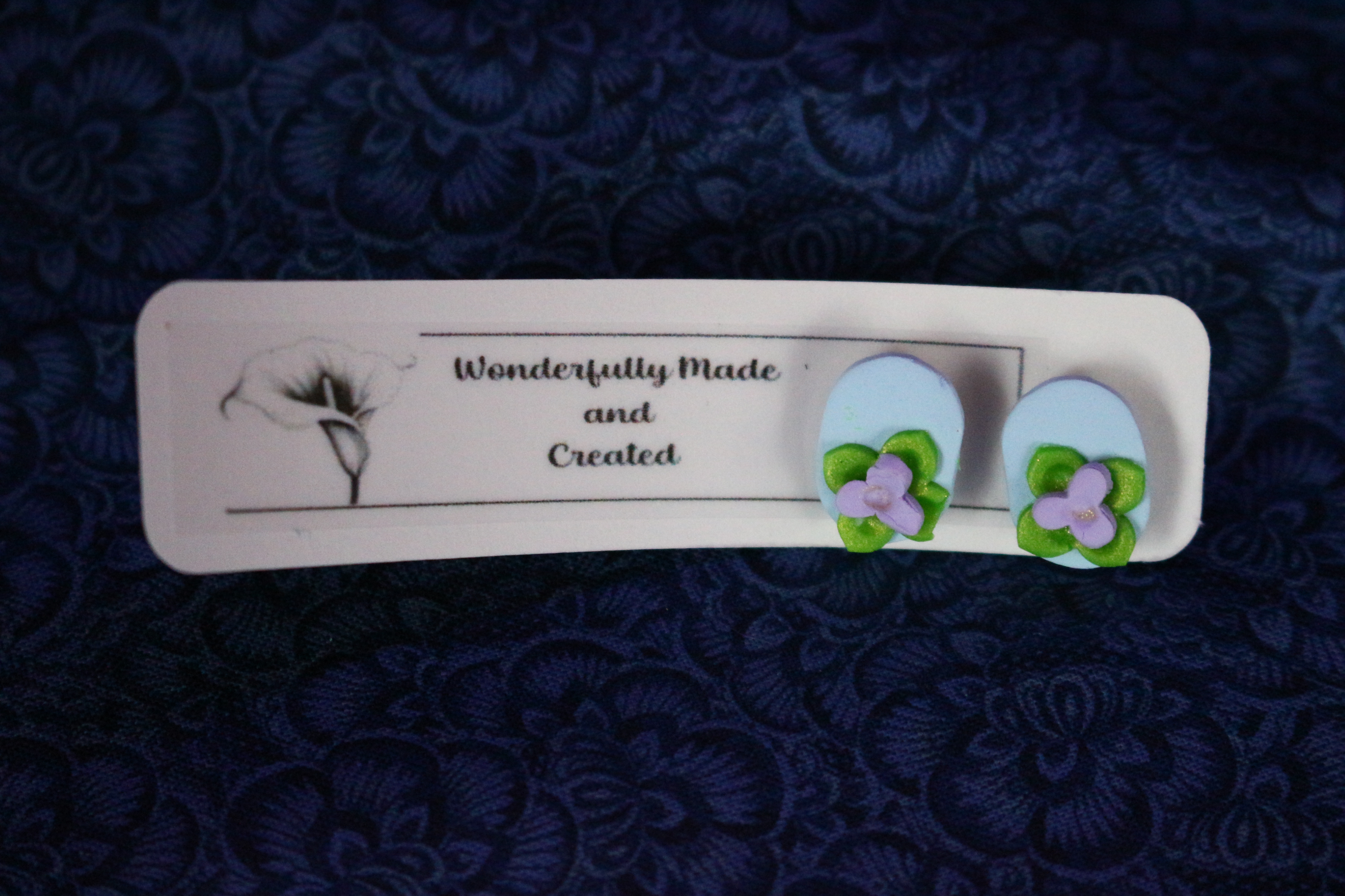 Handcrafted Floral Earrings