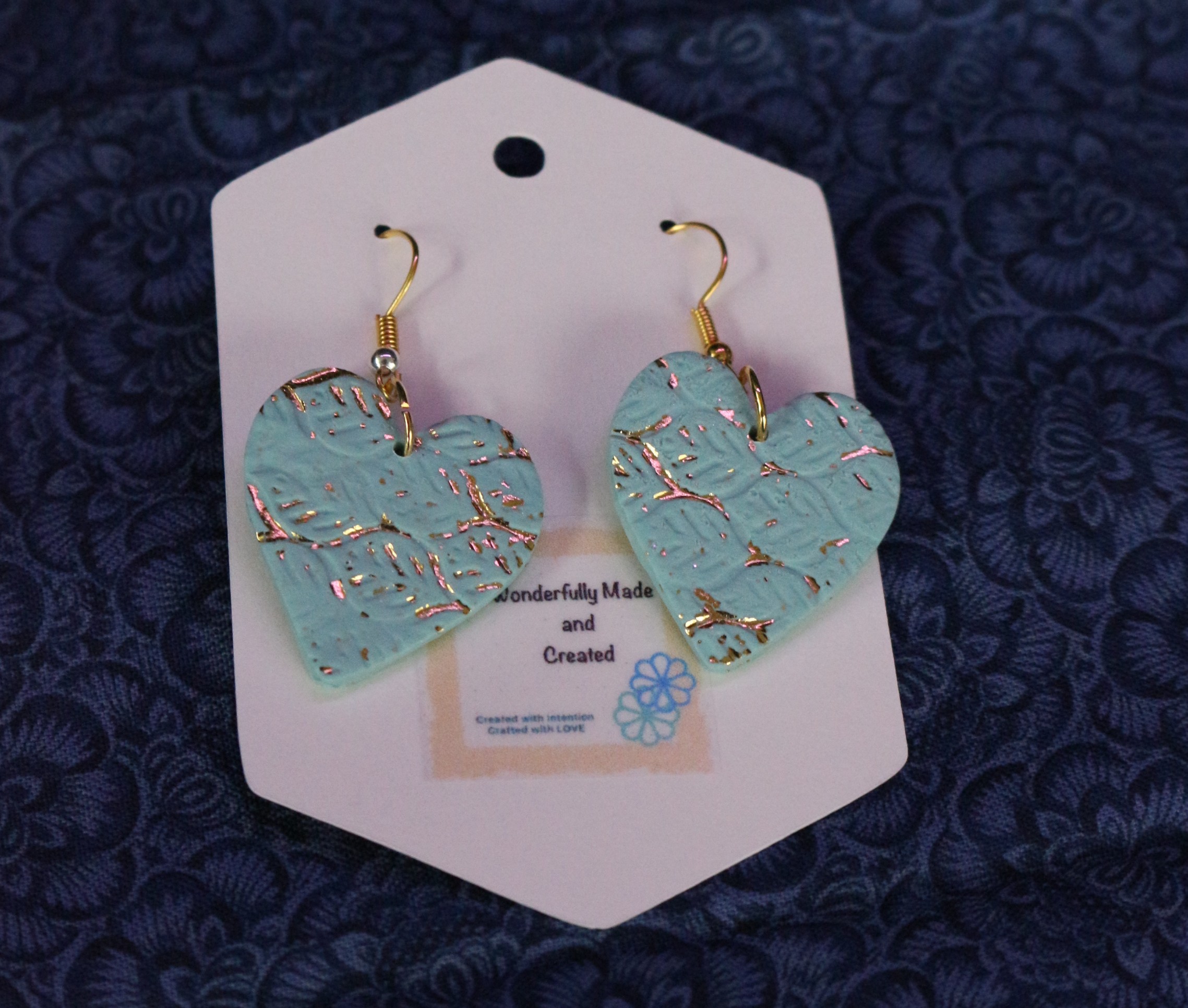 Handcrafted Heart Earrings