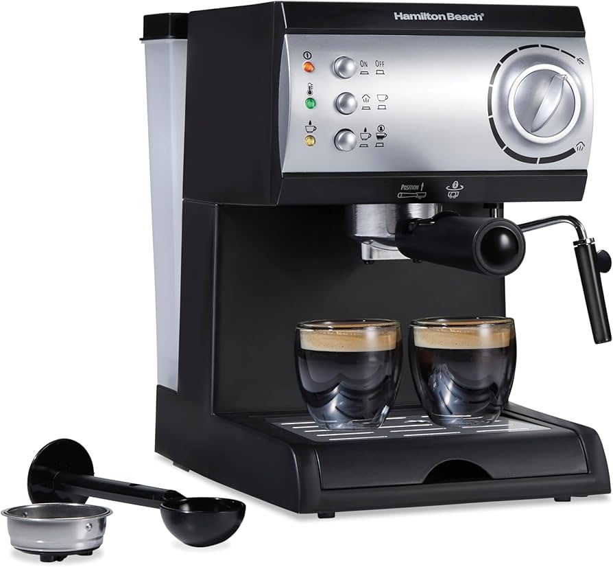 Hamilton Beach 15 Bar Espresso Machine 
