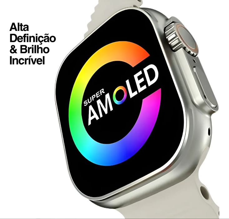  Relógio Ultra 4 Pro 2025 Smartwatch Amoled 3 Atm
