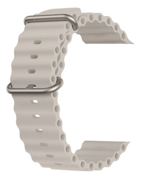 Pulseira de Silicone Ondulada para Relógio