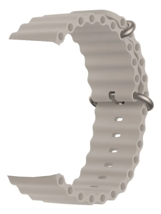 Pulseira de Silicone Ondulada para Relógio