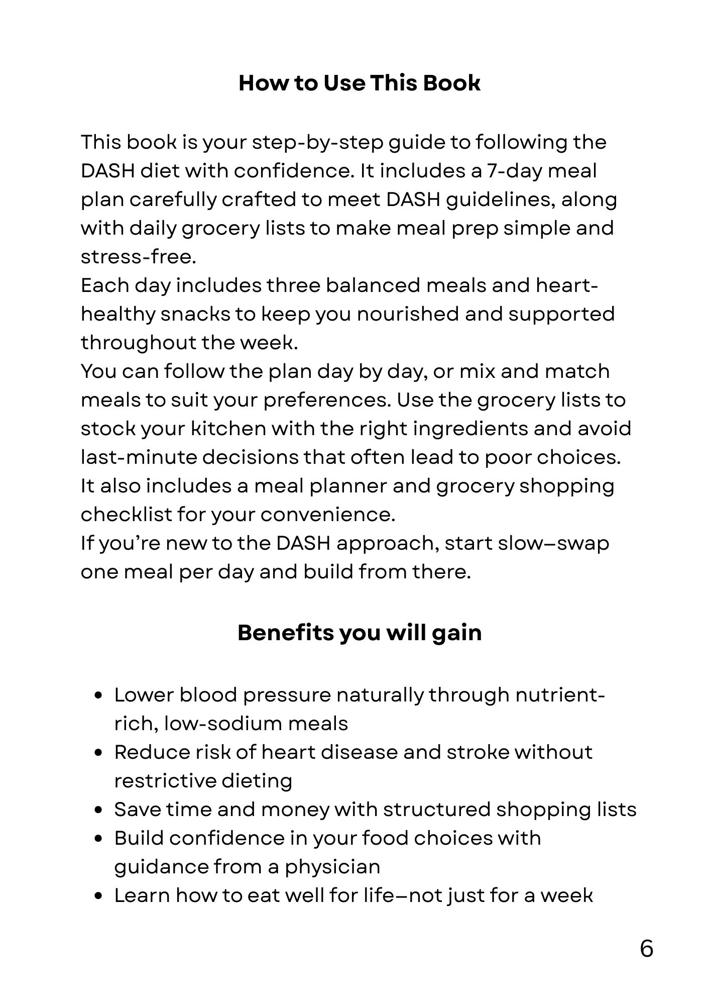 The Ultimate 7-Day DASH Diet Meal Plan and Grocery list