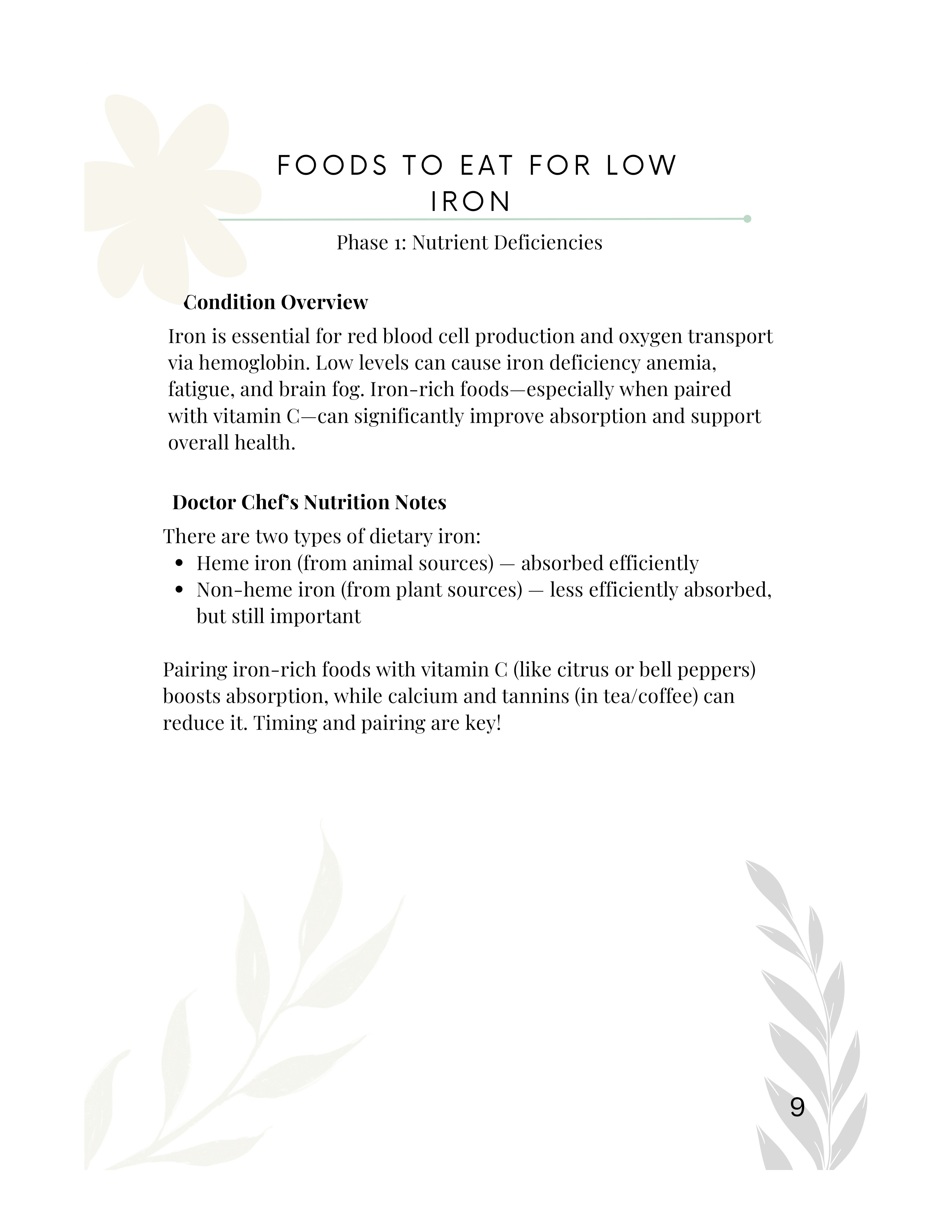 Healing with Food cookbook