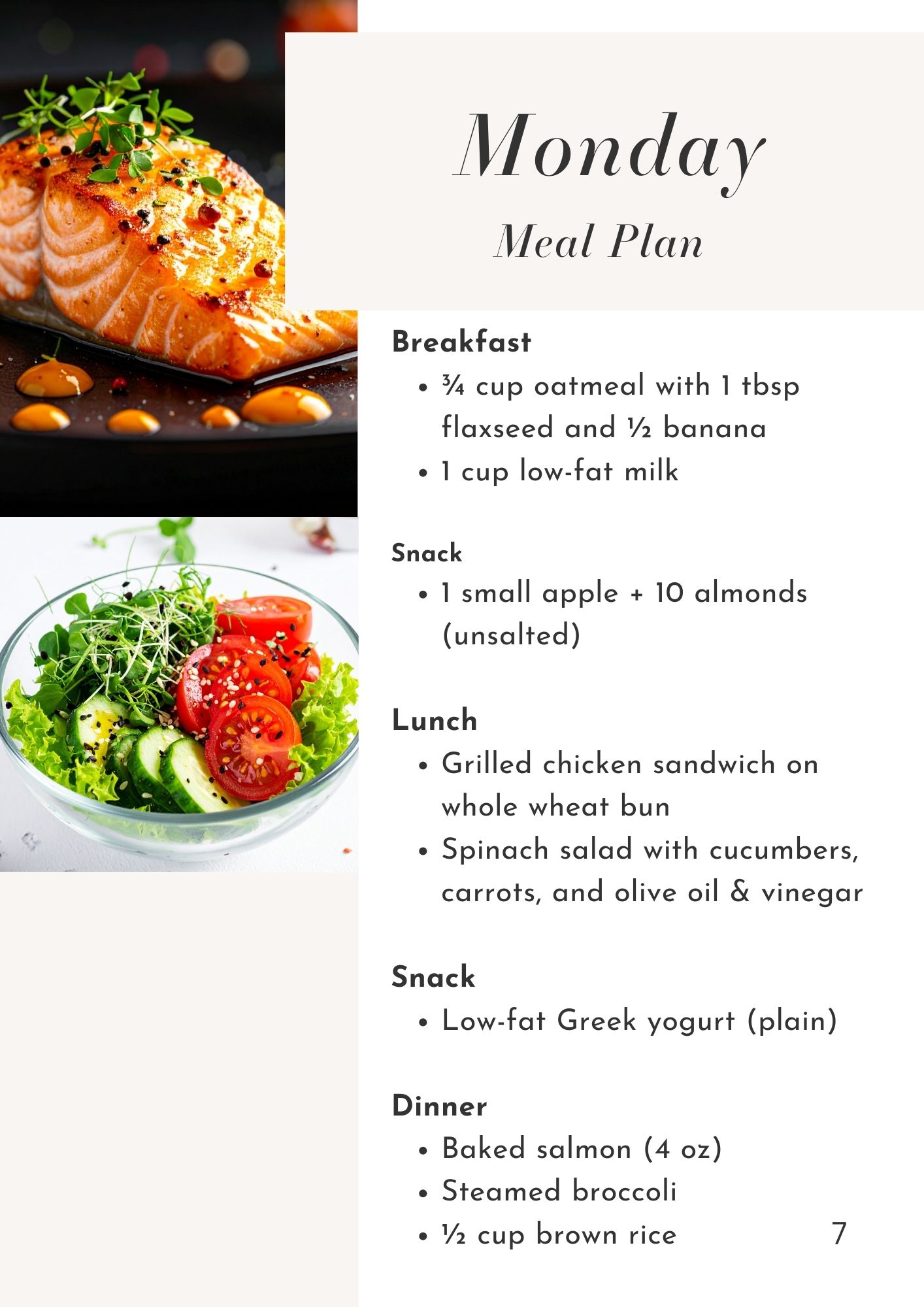 The Ultimate 7-Day DASH Diet Meal Plan and Grocery list