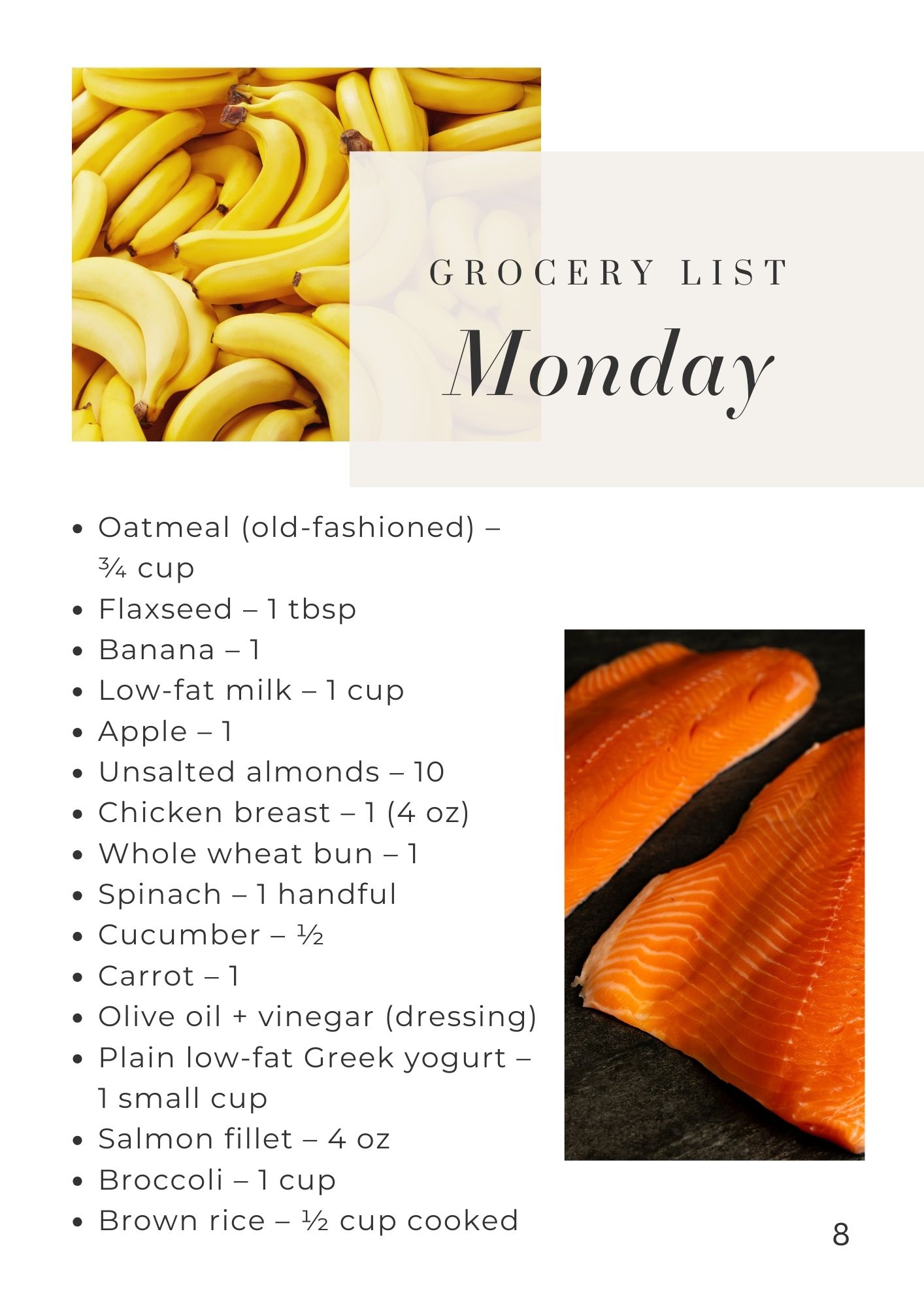 The Ultimate 7-Day DASH Diet Meal Plan and Grocery list
