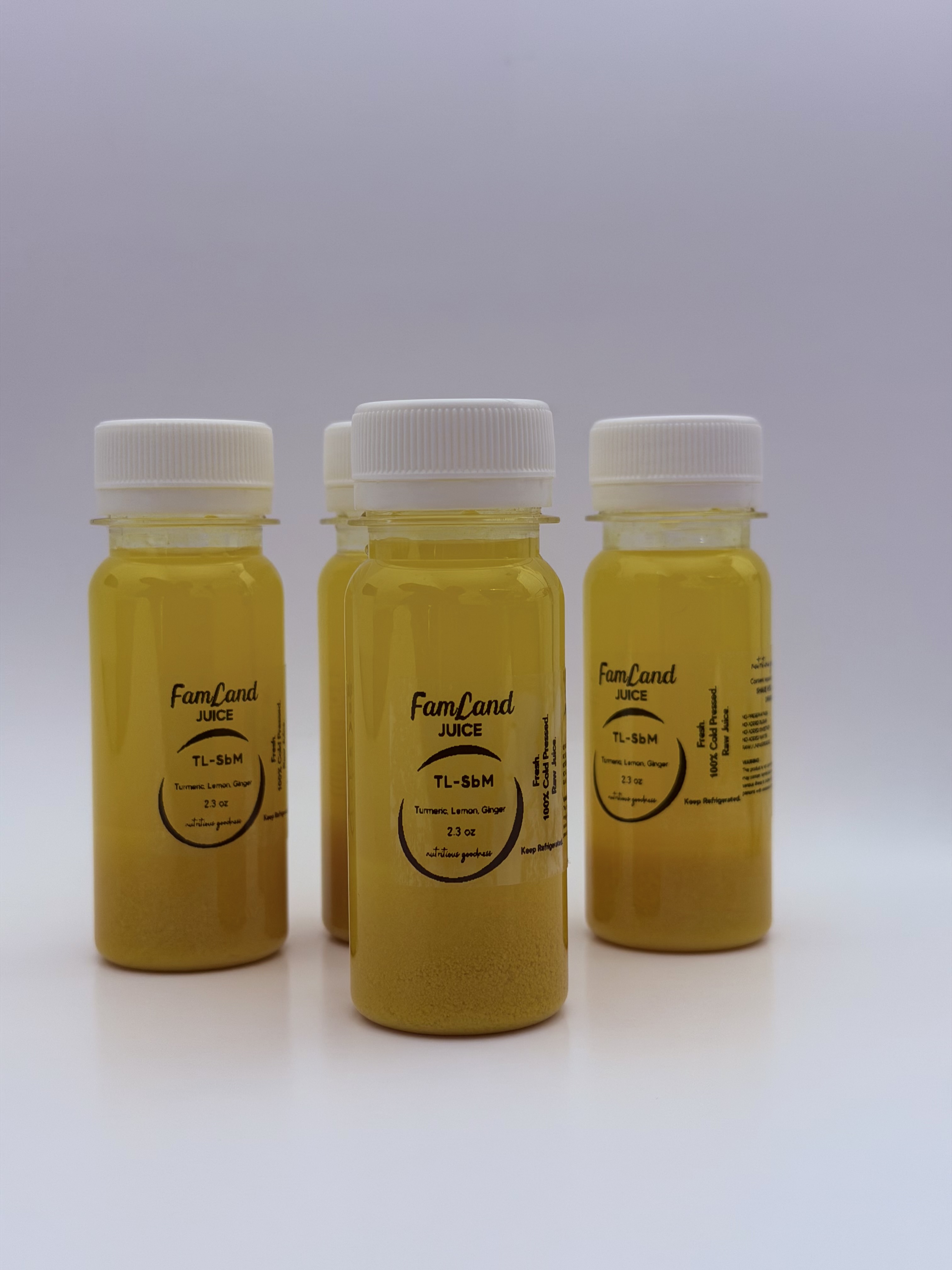 Turmeric Lemon Ginger (TL-SbM) Pack of 4 (2.3 fl oz)