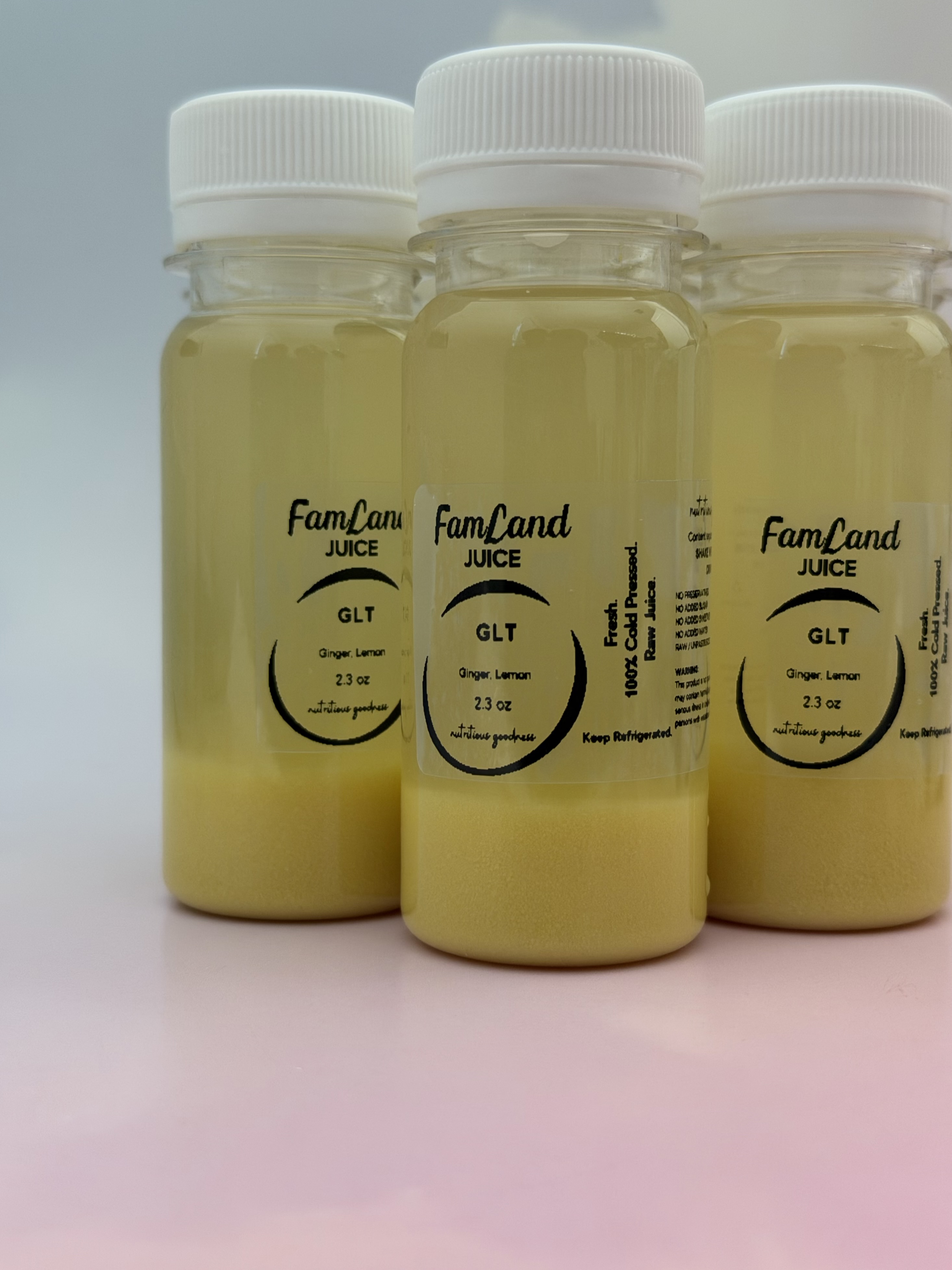 Ginger Lemon  (GLT-SbM)      Pack of 4 (2.3 fl oz)