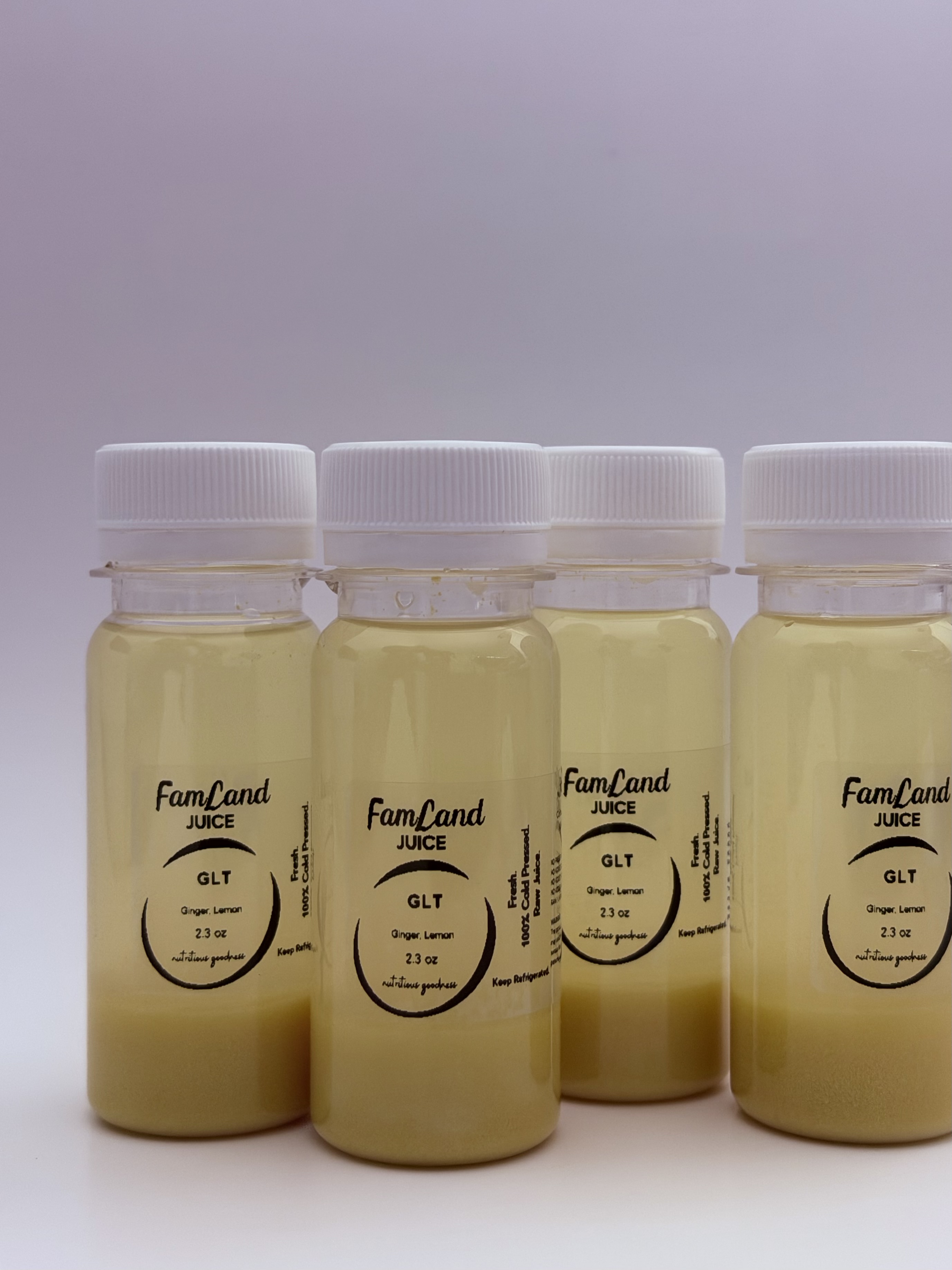 Ginger Lemon  (GLT-SbM)      Pack of 4 (2.3 fl oz)