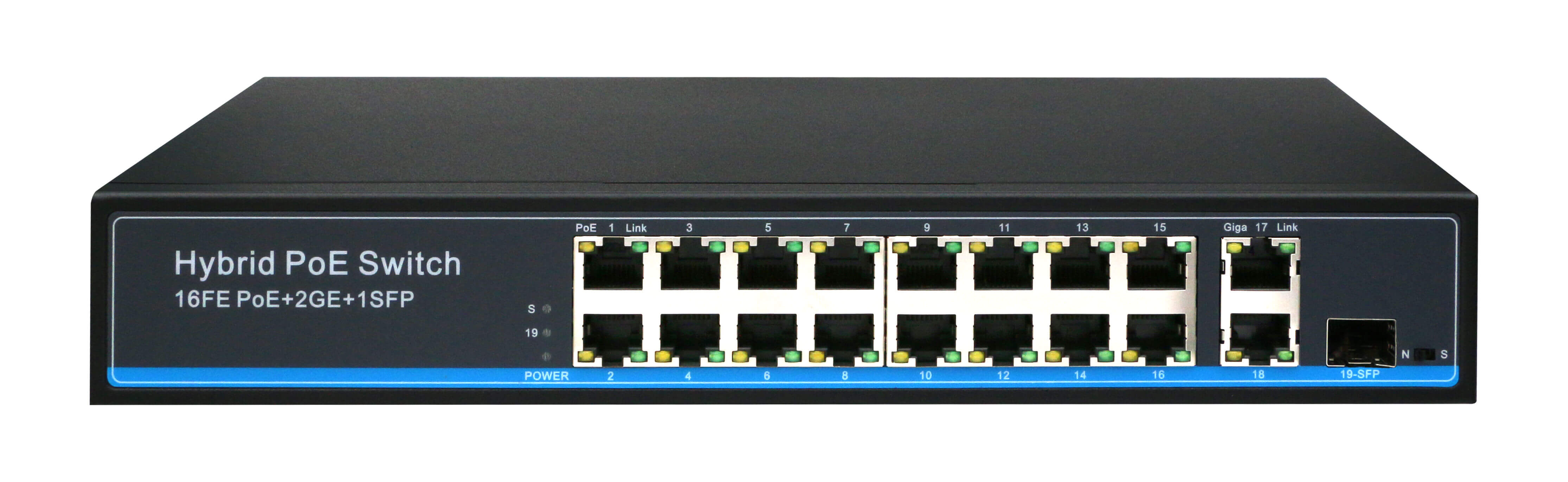 Hybrid PoE Switch