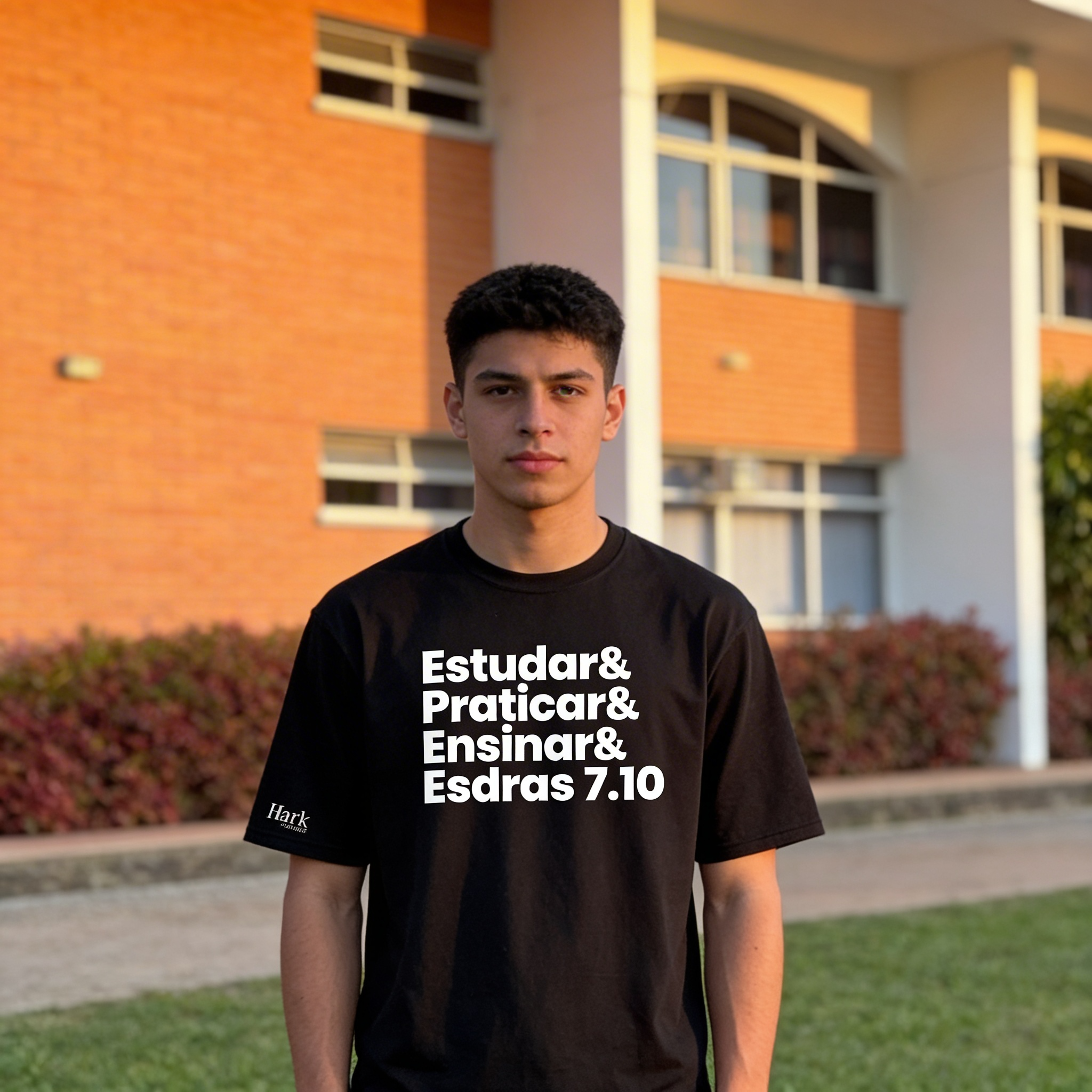 Estudar& Praticar& Ensinar& Esdras 7.10 - Camiseta Essential  - Lançamento