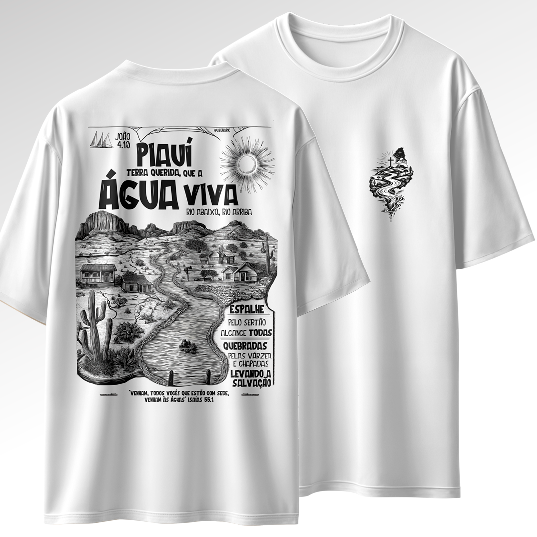 PIAUÍ TERRA QUERIDA - Camiseta Oversized