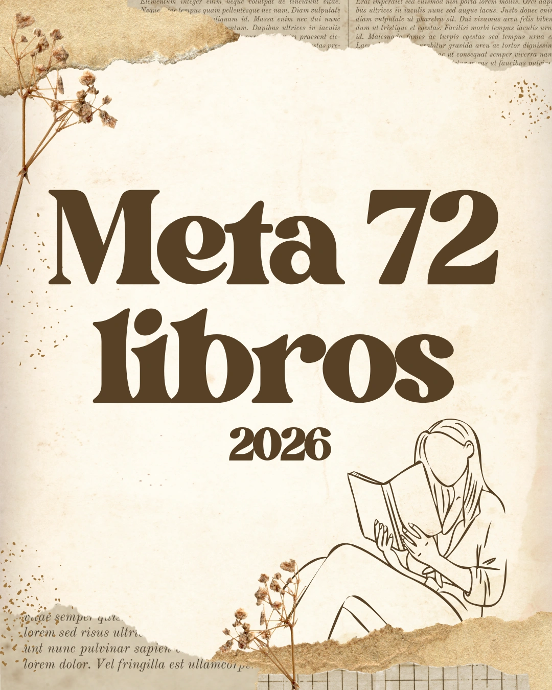 Book Journal Digital - Marrón (Meta: 72 libros)