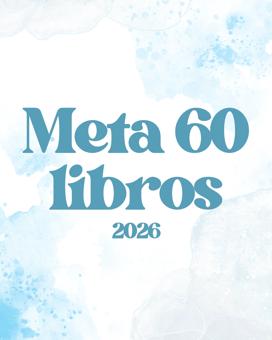 Book Journal Digital - Celeste (Meta: 60 libros)