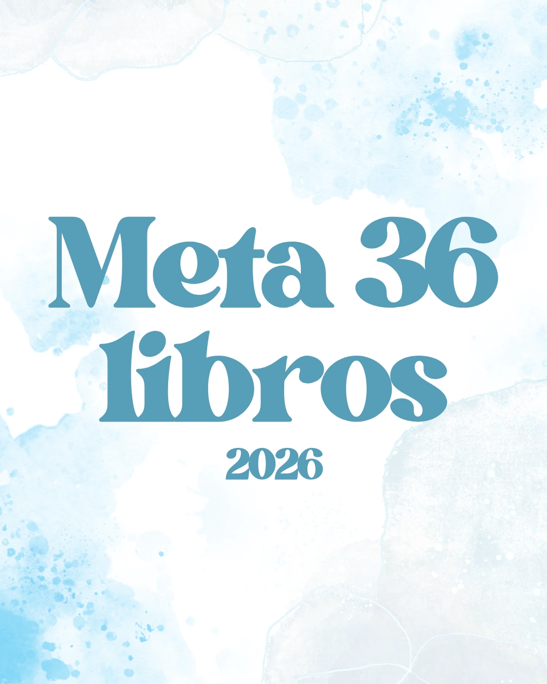 Book Journal Digital - Celeste (Meta: 36 libros)