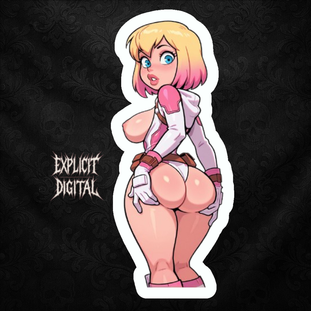 Diecut sticker #11 Gwen Pool