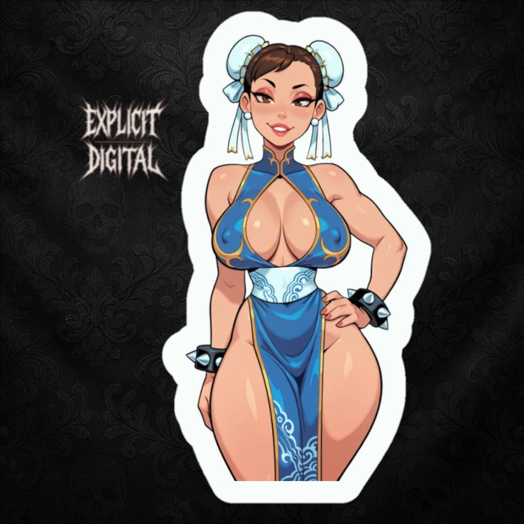 Diecut sticker #18 Chun-Li